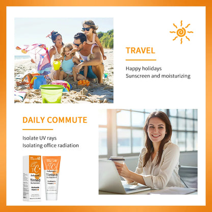 Vitamin C Tinted Mineral Sunscreen Spf 40✨