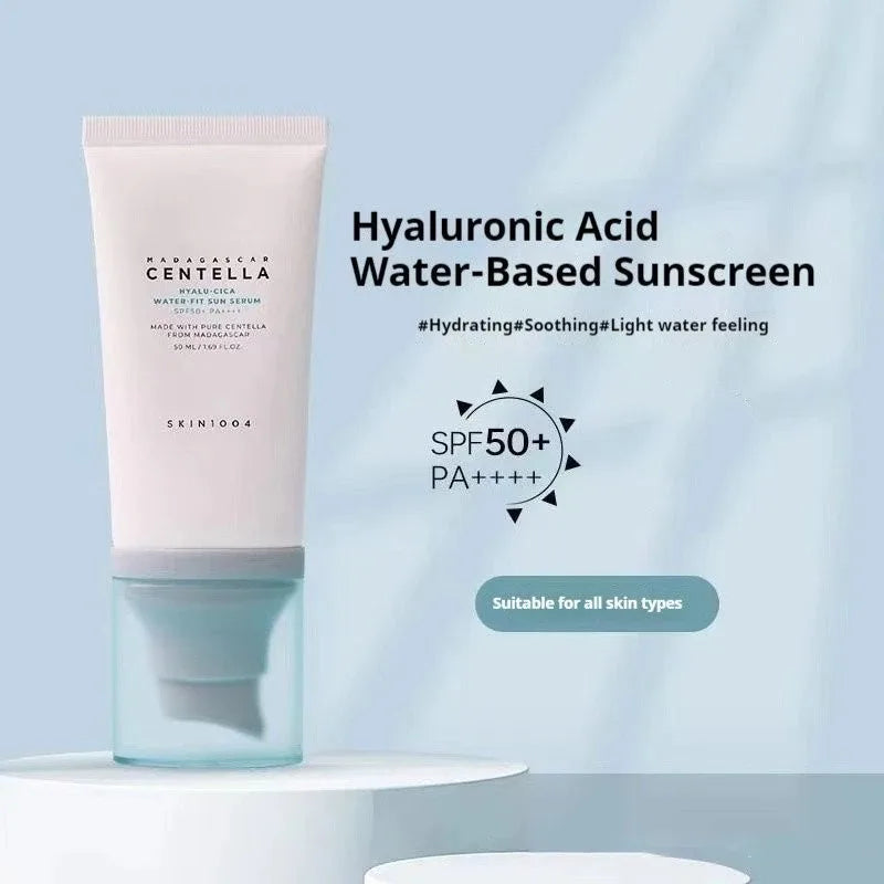 Hyalu-Cica Water Sunscreen – Spf50+ – Hydrating Korean Sun Serum✨