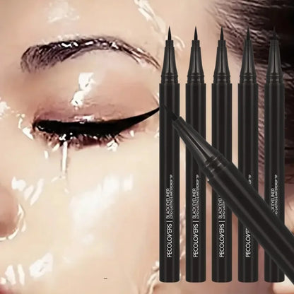 5Pcs Luxury Black – Liquid Eyeliner Pen Set – Waterproof, Long-Lasting✨