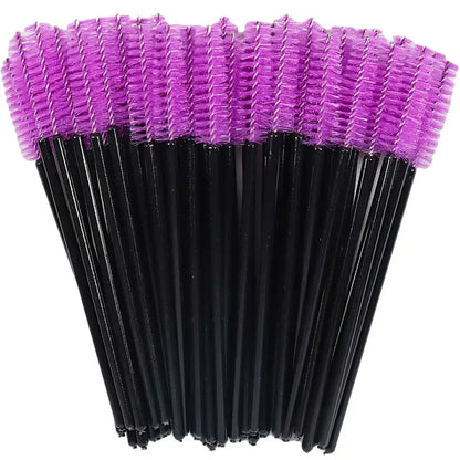 Disposable Eyelash & – Eyebrow Brushes – Crystal Handle Mascara Wands✨