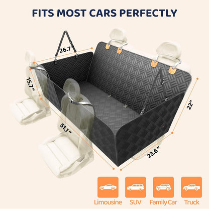 Waterproof Pet Car – Seat Mat - Non-Slip Dog Car Seat Cover Protector✨