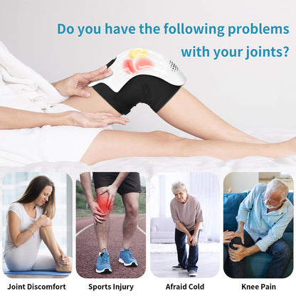 Electric Heated Knee – Massager – Rechargeable Pain Relief, Infrared & Vibration Therapy✨